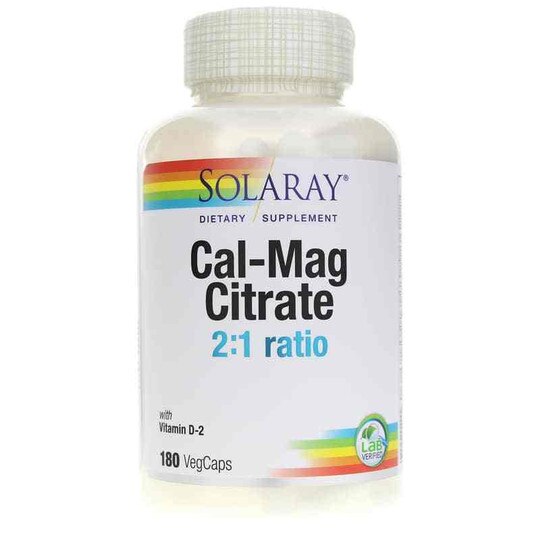 Cal-Mag Citrate 2:1 Ratio plus Vitamin D-2, SLR